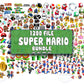 Super Mario SVG Bundle - 1200+ file Super mario bundle SVG, EPS, PNG, DXF for Cricut, Silhouette