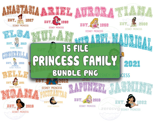 Princess Family Trip 2023 Bundle PNG - 15+ file Princess Family Trip 2023 bundle Png ,  Princess Family Trip png,  for Cricut, Silhouette, digital download