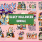 15 file Bluey Halloween Png Bundle, Bluey Halloween PNG, Bluey Halloween Sublimation , Digital Download ,Instant Download