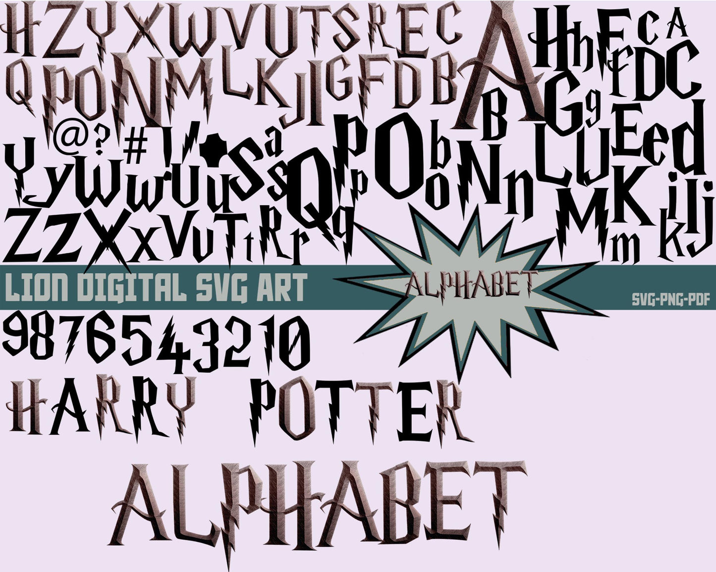 1750+ Mega Harry Potter Svg Bundle, Potter Digital svg, dxf, png ,Cricut, File cut, Vector file, Silhouette, Digital Dowload , Digital Dowload