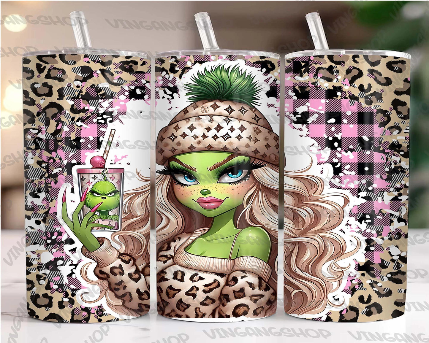 20 Boujee Christmas Leopard 20oz Skinny Straight & Tapered Tumbler Bundle, My Day Retro Mean Mama Tumbler Design Png, Digital Download ,Instant Download