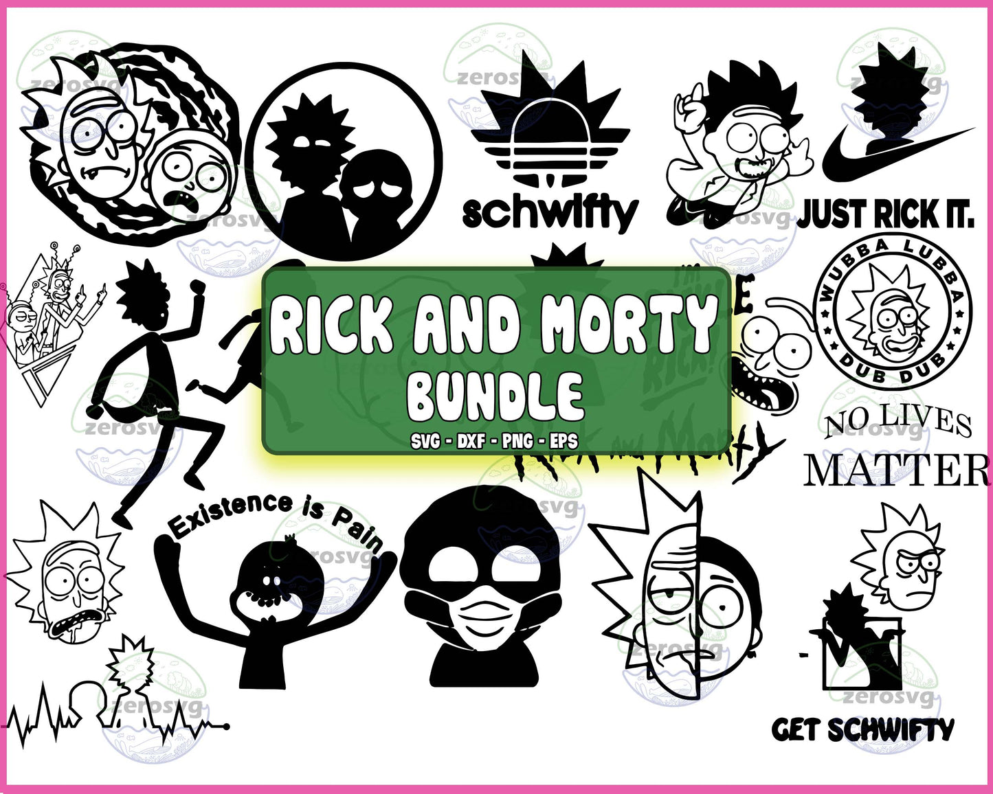 20+ file Rick and morty svg , rick and morty bundle Svg Png Dxf Eps , cricut , file cut , Silhouette, Digital Dowload