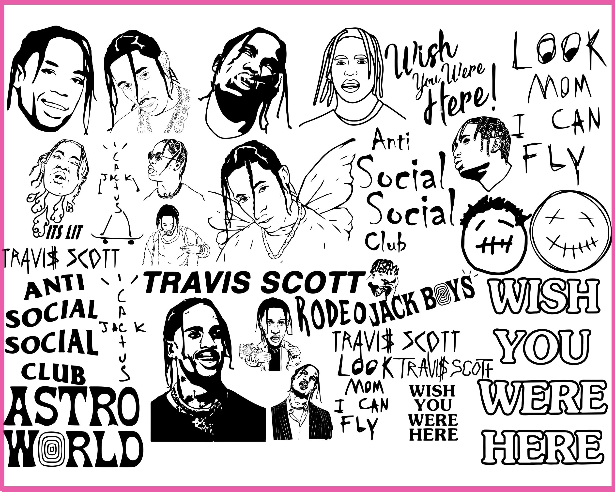 20+ file Travis Scott Svg Bundle, Travis Scott Png, Travis Scott Stick ...