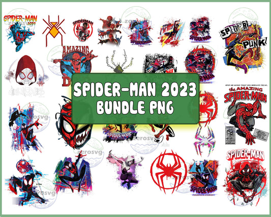 20+ file spider-man across the spider verse png, spider-man png bundle , cricut , file cut , Silhouette, Digital Dowload