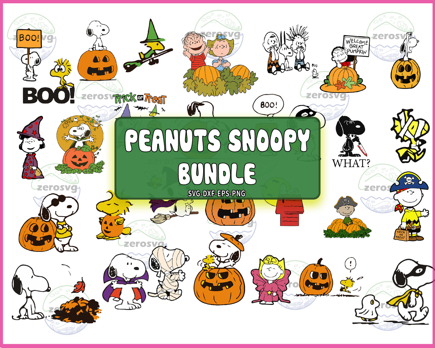 30 file Peanuts Snoopy Halloween svg, Snoopy SVG DXF PNG EPS , for cricut, file cut , Digital Download ,Instant Download