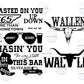 3 file Retro Wallen Bull Skull PNG, Country Western Svg Png Dxf Eps , cricut , file cut , Silhouette, Digital Dowload