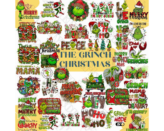 40 Design Christmas PNG Bundle, Merry Christmas Png, Merry Grinchmas Christmas Png, file cut , Silhouette, digital download, Instant Download