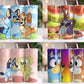 40+ file Bluey Dog Tumbler Wrap Bundle PNG, 20oz Skinny Tumbler Wrap, 20 oz Tumbler Png Sublimation Design, Digital Download ,Instant Download