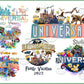 5 file Universal Studios 2023 Png, family vacation 2023 bundle png , cricut , file cut , Silhouette, Digital Dowload