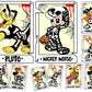 8 file Mickey Mouse tarot Halloween bundle SVG , bundle halloween  Cutting Image, File Cut , Digital Download, Instant Download