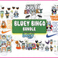 9 file Bluey Bingo Halloween Png, Bluey Bingo Halloween bundle SVG DXF EPS PNG, bundle halloween  Cutting Image, File Cut , Digital Download, Instant Download