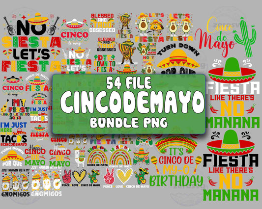 CincoDeMayo bundle PNG , 54 file CincoDeMayo PNG ,  for Cricut, Silhouette, digital download