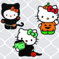 Hello Cats Halloween Bundle Svg, hello kitty halloween bundle SVG, file cut , for Cricut,  Silhouette , digital download