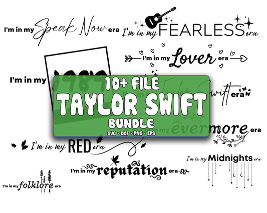 Taylor Swift svg, 10+ file Taylor Swift Album svg bundle, Eras Tour SVG DXF EPS PNG, Different File Types , Cutting Image, File Cut , Digital Download, Instant Download