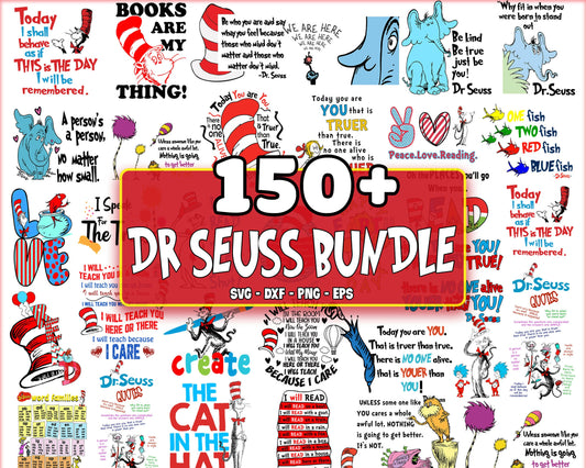 150+ file Dr seuss bundle svg, cat in the hat bundle SVG , Dr seuss SVG, EPS, PNG, DXF , cricut , file cut, for Cricut, Silhouette , digital download, Instant Download