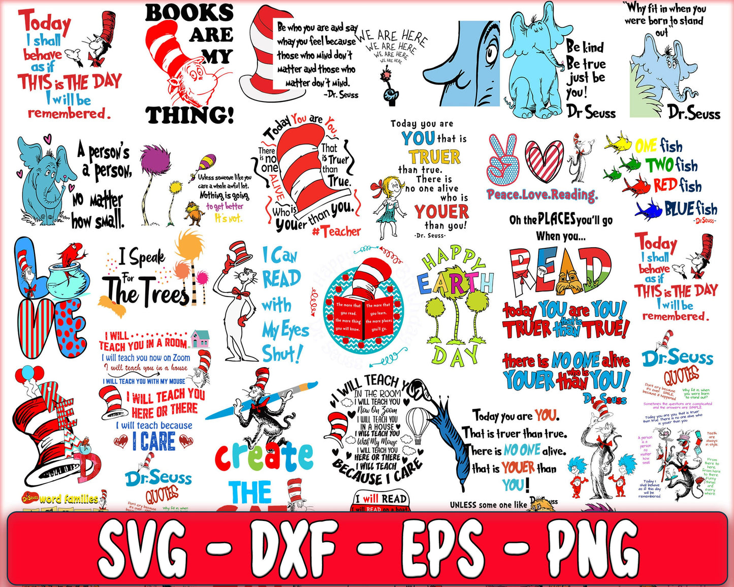 150+ file Dr seuss bundle svg, cat in the hat bundle SVG , Dr seuss SVG, EPS, PNG, DXF , cricut , file cut, for Cricut, Silhouette , digital download, Instant Download