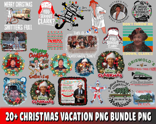 Christmas Vacation Bundle PNG , 20+file Christmas Vacation bundle PNG , file cut , Silhouette, digital download, Instant Download