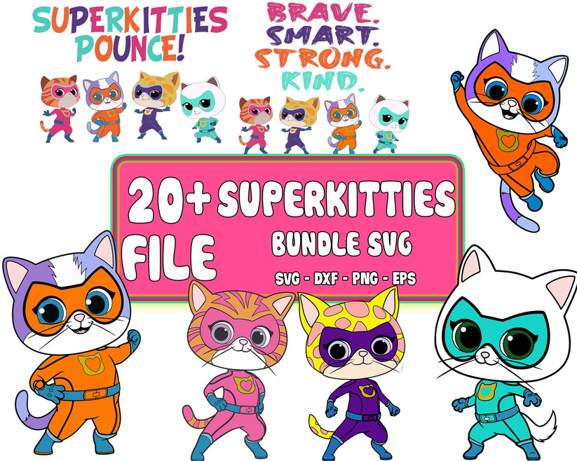 20+ FILE superkitties svg bundle ,Hero Kitties Super Cats Brave svg, s ...