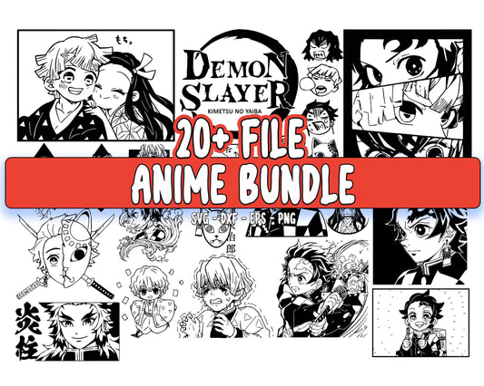 20+ file Anime Bundle SVG, Anime svg SVG EPS DXF PNG , Cutting Image, cricut , file cut , digital download ,Instant Download