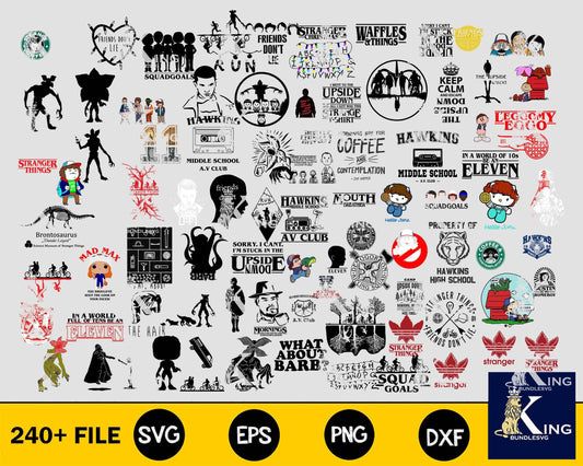 240+ file Stranger Things ss4 SVG,Mega Bundle Stranger Things svg,dxf,eps, png,  Cricut , File cut , Vector file , Silhouette Digital Dowload