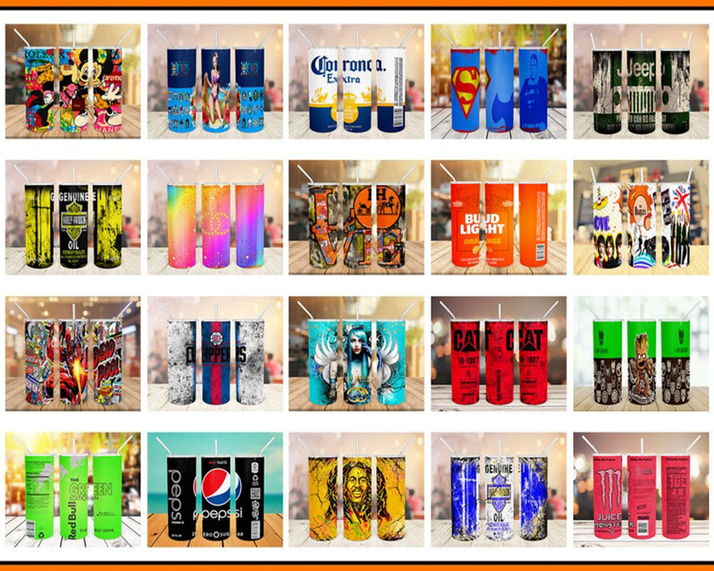 5000 file tumbler bundle Tumbler Designs Bundle PNG High Quality, Designs 20 oz sublimation, Bundle Design Template for Sublimation