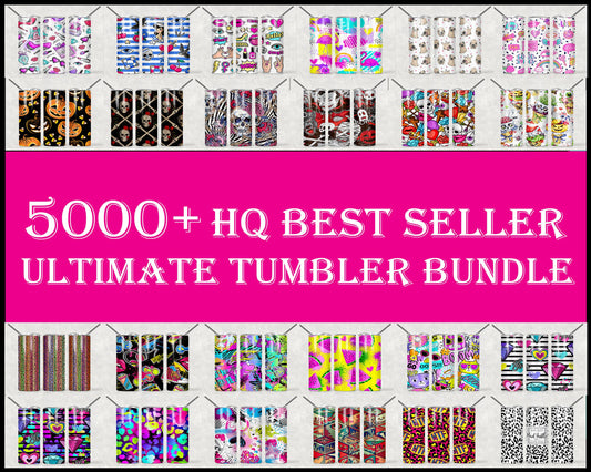 5000 file tumbler bundle Tumbler Designs Bundle PNG High Quality, Designs 20 oz sublimation, Bundle Design Template for Sublimation