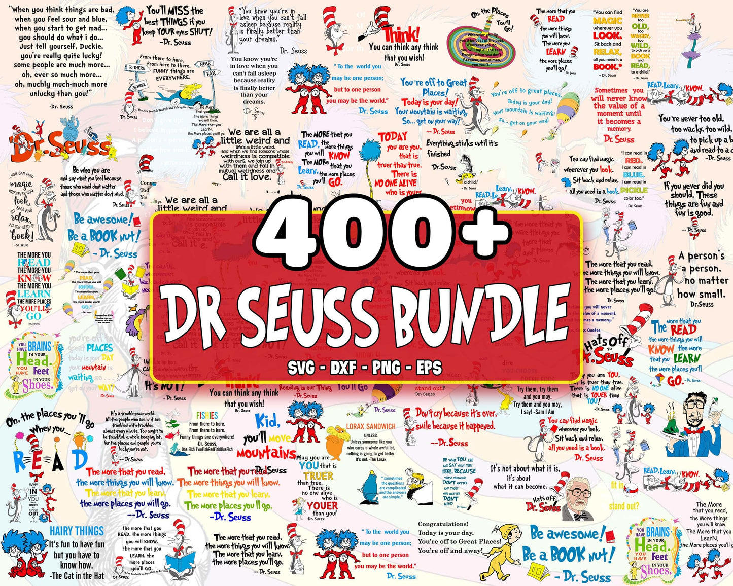 400+ file Dr seuss bundle svg, cat in the hat bundle SVG, Dr seuss SVG, EPS, PNG, DXF  , Silhouette , digital download, Instant Download