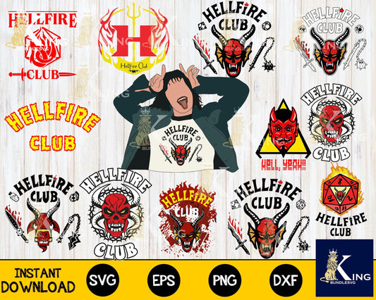 Hellfire Club SVG ,40+ file Mega Bundle Hellfire Club svg,dxf,eps, png,  Cricut , File cut , Vector file , Silhouette Digital Dowload
