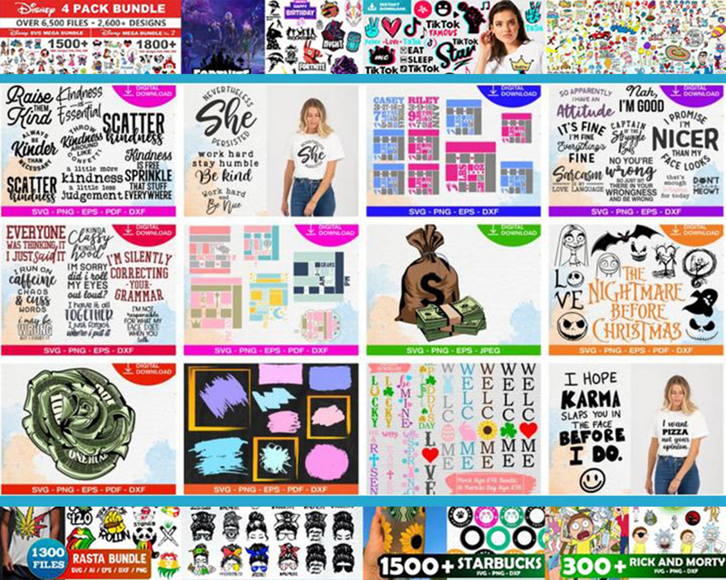 500.000+ file The Bestseller SVG Bundles - The ultimate giga bundle SVG DXF EPS PNG - NEW 2020 Bundle SVG - cricut - file cut - Silhouette - digital download