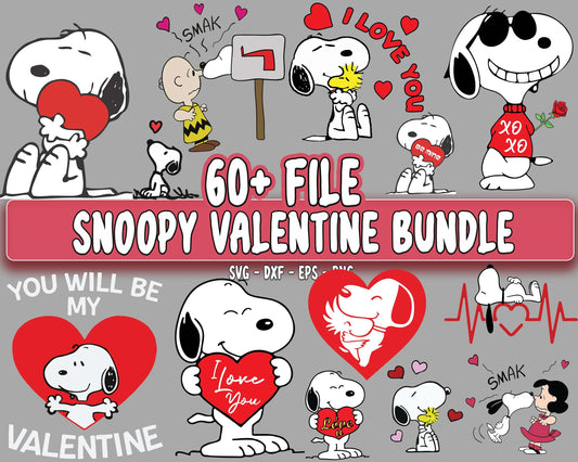 60+ file SNOOPY valentines bundle SVG, SNOOPY valentines SVG DXF EPS PNG, Cutting Image, File Cut , Digital Download, Instant Download