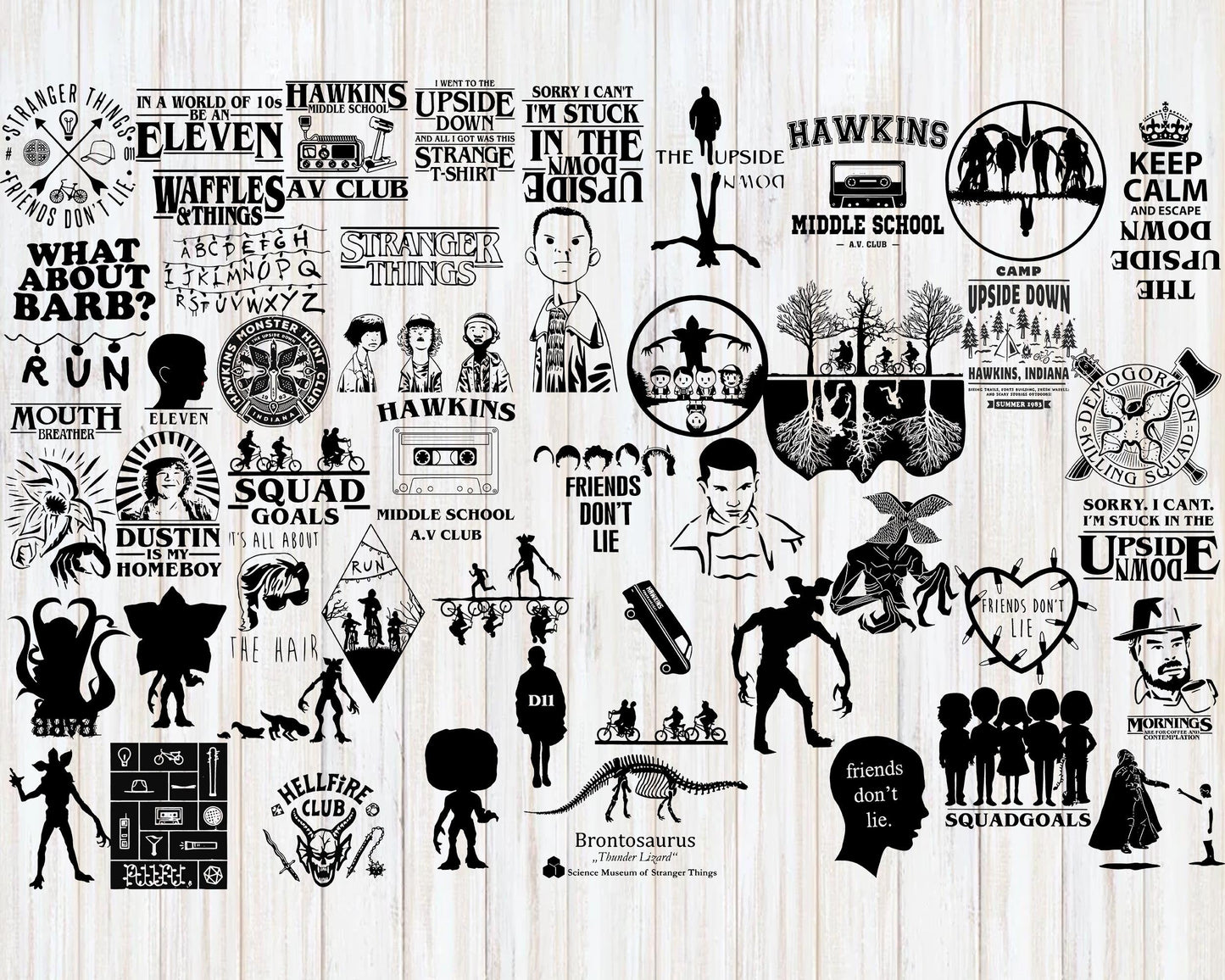 Stranger things 4 SVG , 620+ file Mega Bundle Stranger things svg,dxf,eps, png,  Cricut , File cut , Vector file , Silhouette Digital Dowload