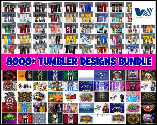 8000+ file  Tumbler Designs Bundle PNG High Quality, Designs 20 oz sublimation, Bundle Design Template for Sublimation