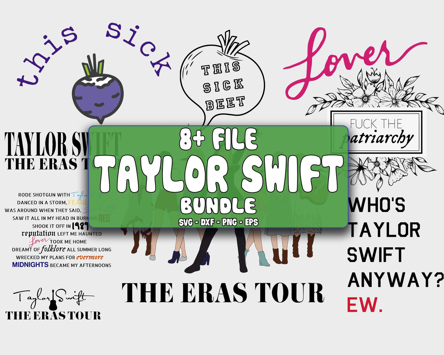 8+ file Eras Tour svg , Taylor Swift svg, Swiftie The Eras Tour SVG DXF EPS PNG, Different File Types , Cutting Image, File Cut , Digital Download, Instant Download