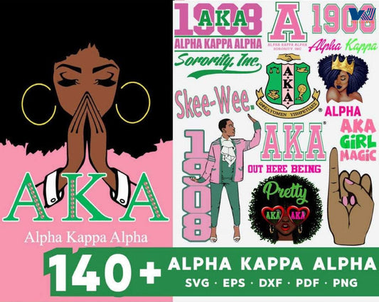 140+ file AKA, AKA forever, Alpha Kappa Alpha Bundle svg, eps, png, dxf files