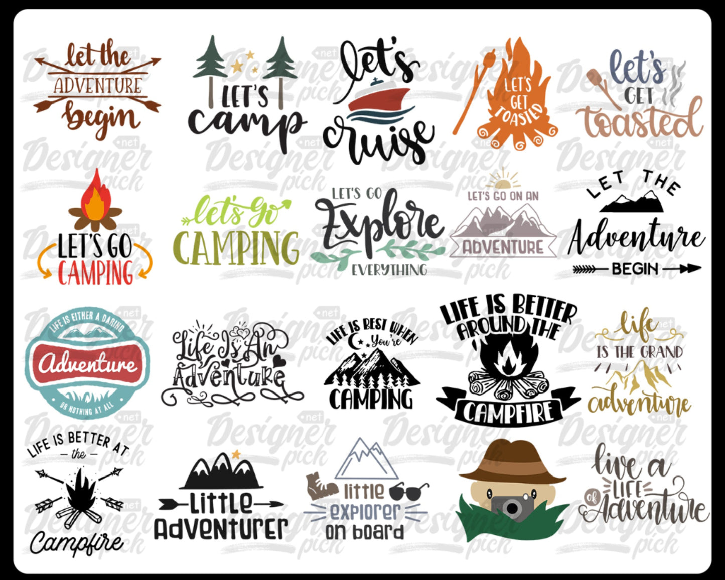 1000+ Camping SVG Bundle