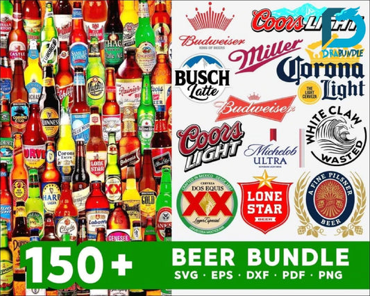 150+ Beer SVG Bundle svg, png, eps, dxf Digital Dowload