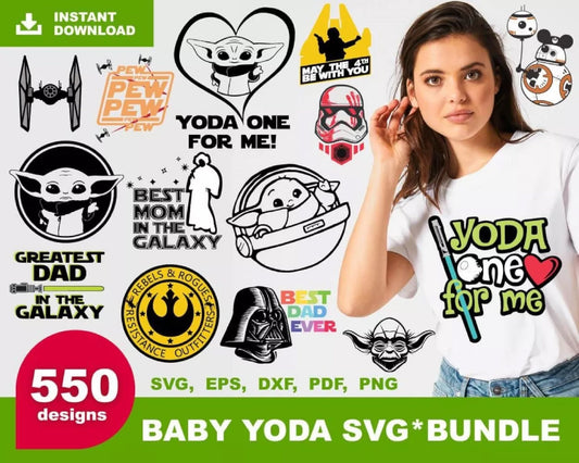 500+file Baby Yoda svg, bundle yoda svg, Stitch svg, yoda and stitch, baby yoda svg bundle,   Vector file , Silhouette Digital Dowload