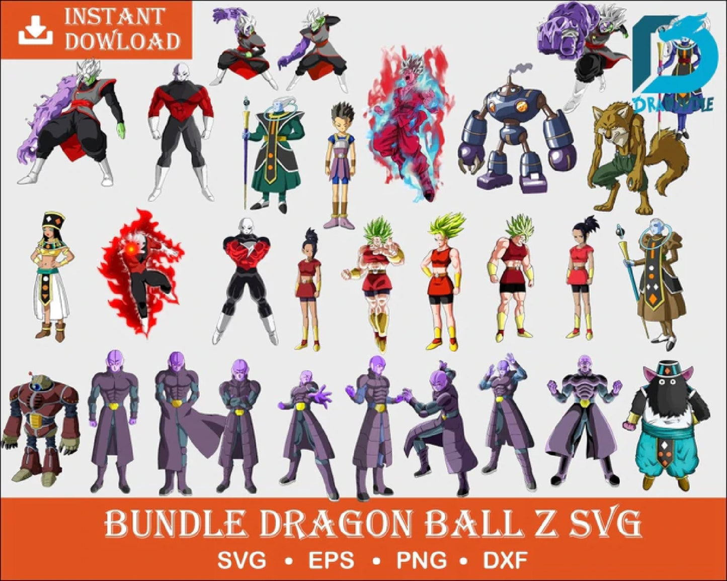 200+ file bundle Goku Svg, Dragonball Z Svg, Goku Cricut, Vector, Silhouete , digital download