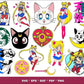 200+ Sailor Moon SVG, Feminist svg, Girls svg, woman svg, equal rights svg, cricut file, gender balance sticker