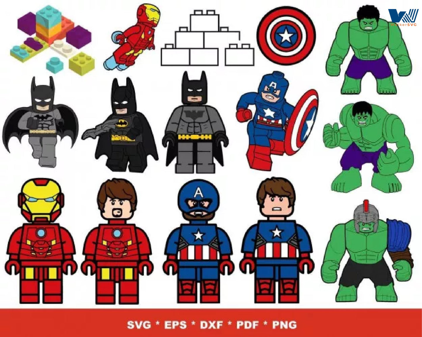 100+Lego Bundle, Cartoon Figures PNG, cartoon cutfile,cartoon png, cartoon logo png, cartoon figure, hero lego png, marvel lego png