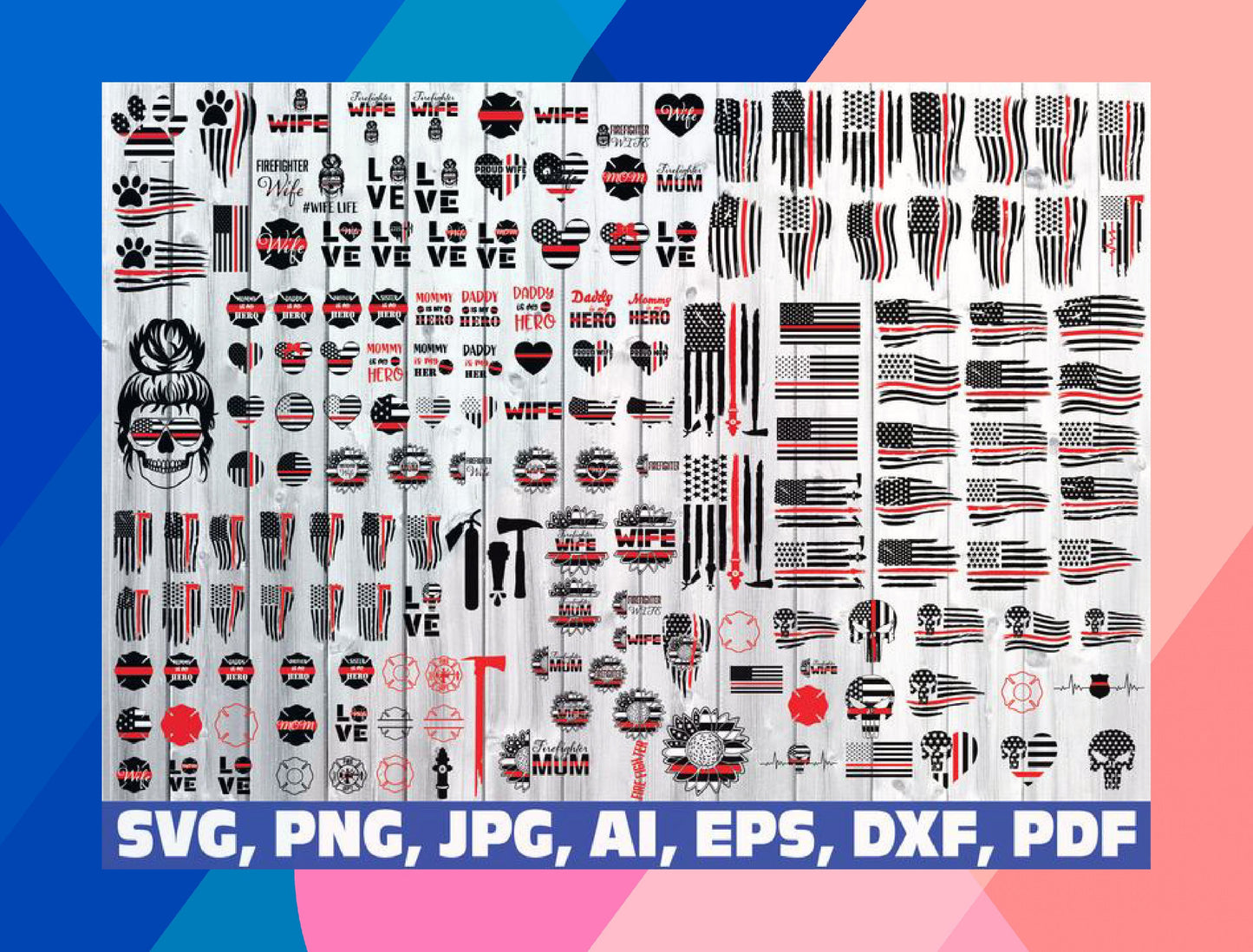 Flags SVG Bundle - 1000+ files Flags SVG, EPS, PNG, DXF for Cricut, Silhouette