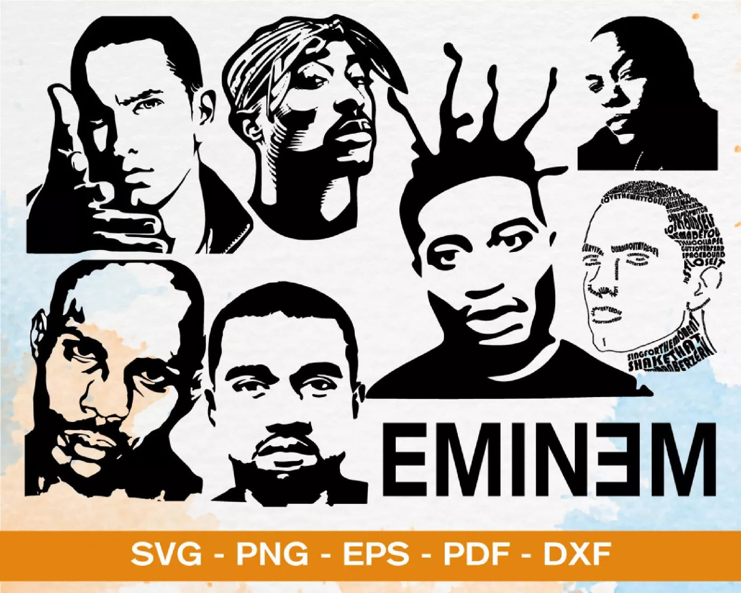 150+ file RAPPERS SVG BUNDLE ,  Cricut , File cut , Vector file , Silhouette Digital Dowload