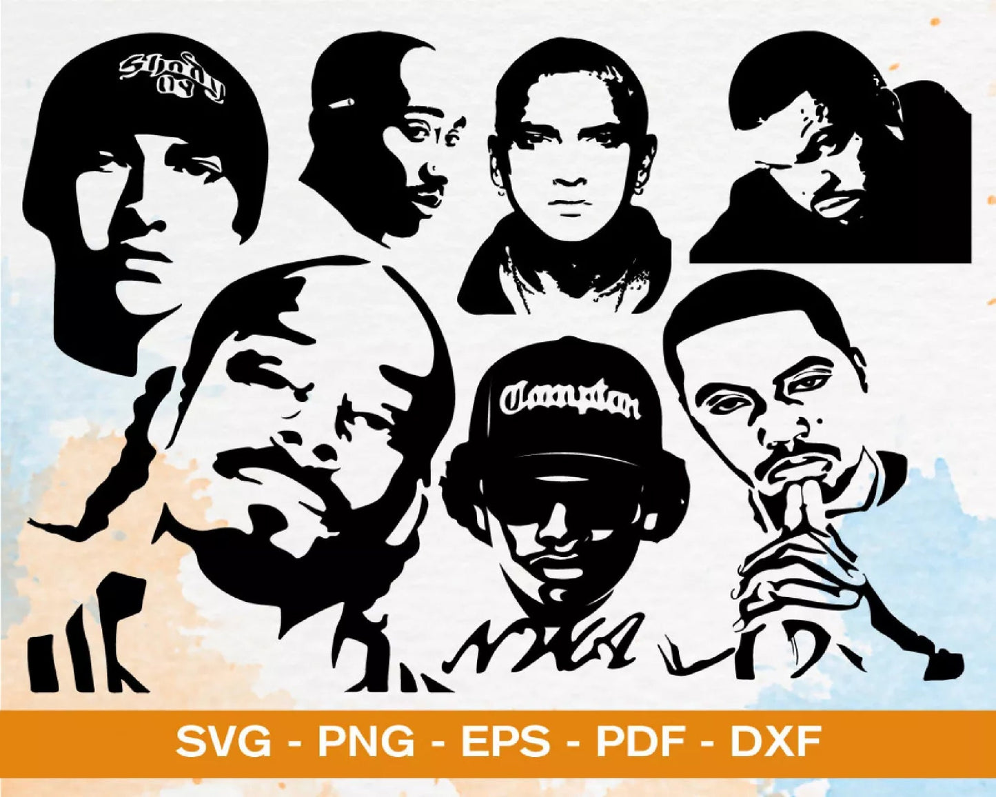 150+ file RAPPERS SVG BUNDLE ,  Cricut , File cut , Vector file , Silhouette Digital Dowload