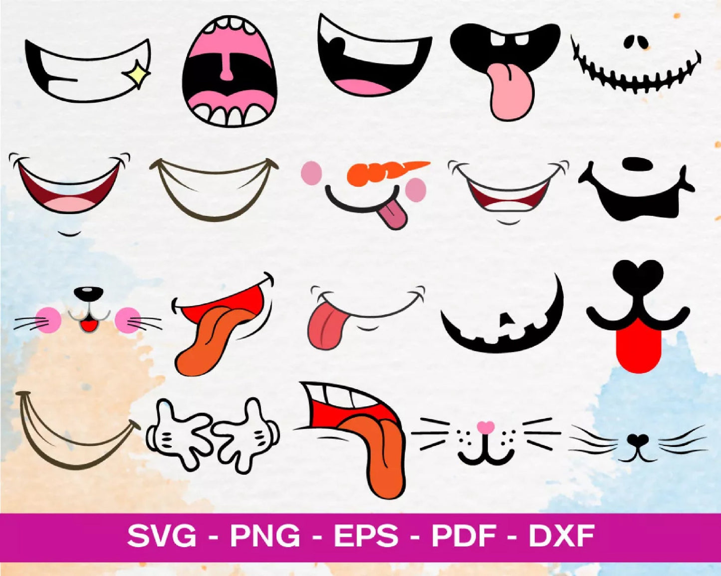 500+ file Funny Face Mask SVG Bundle, Cricut , File cut , Vector file , Silhouette Digital Dowload