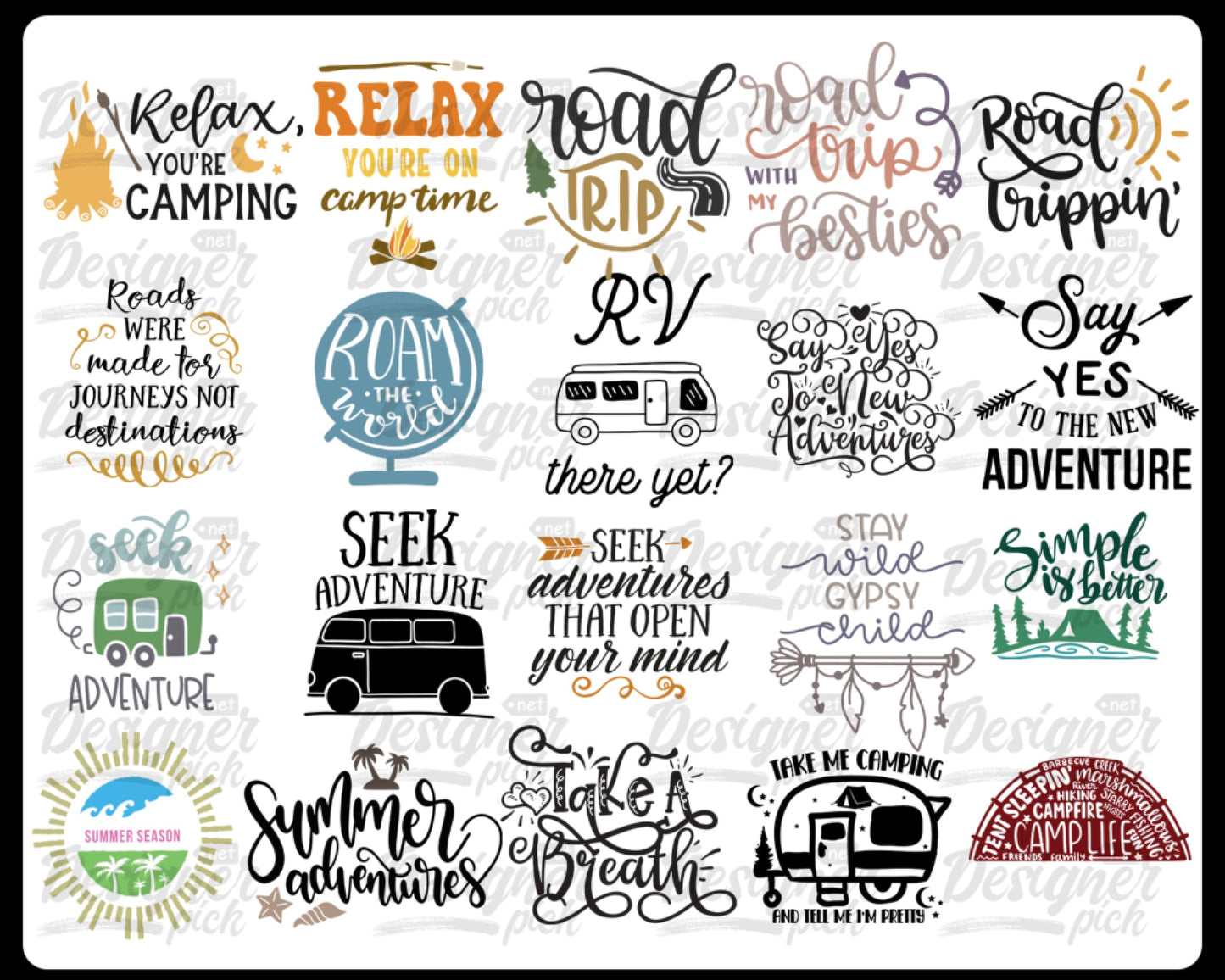 1000+ Camping SVG Bundle