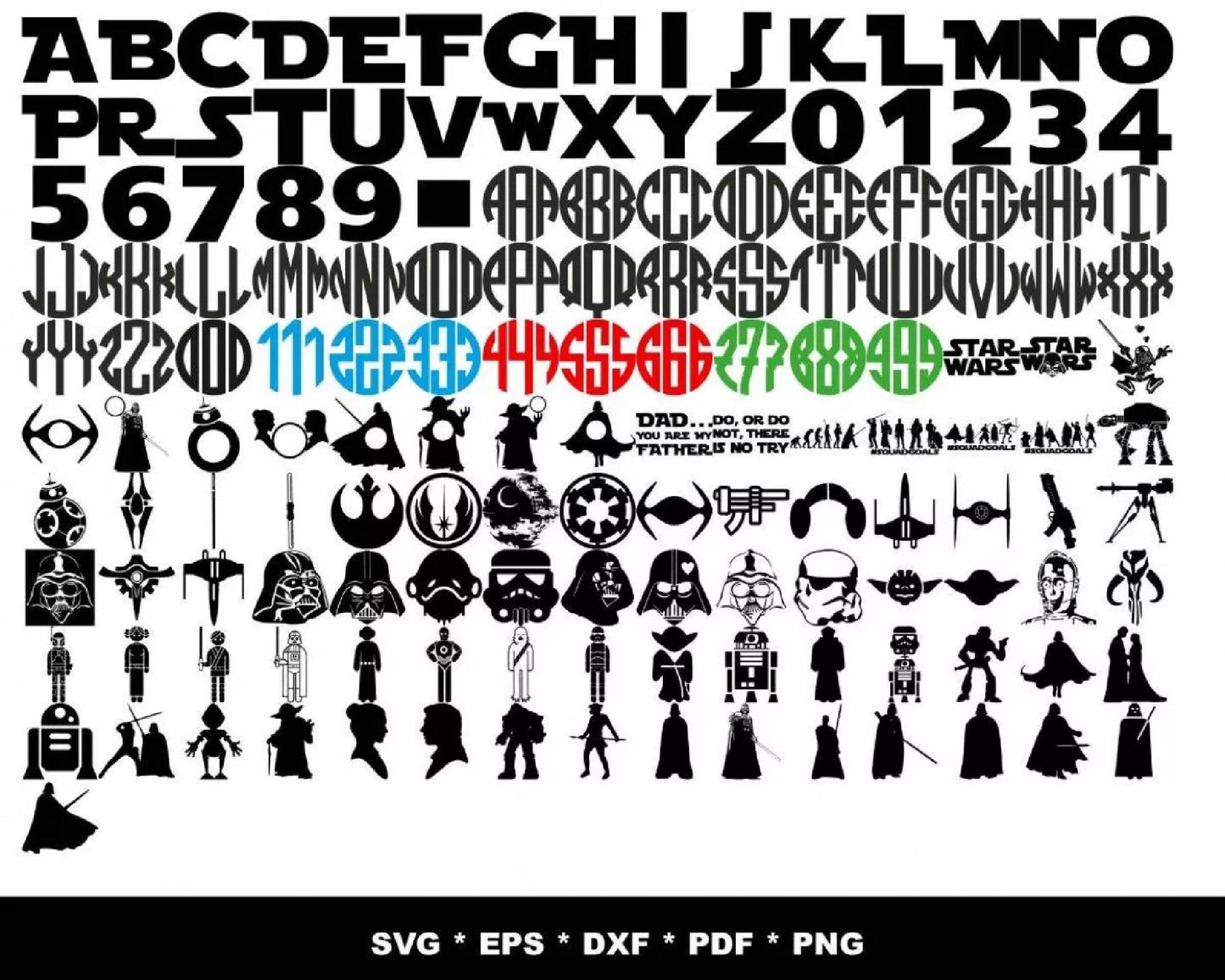 500+ file The Mandalorian Bundle svg , Cricut , File cut , Vector file , Silhouette Digital Dowload