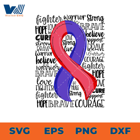 CHD Awareness, CHD Ribbon SVG