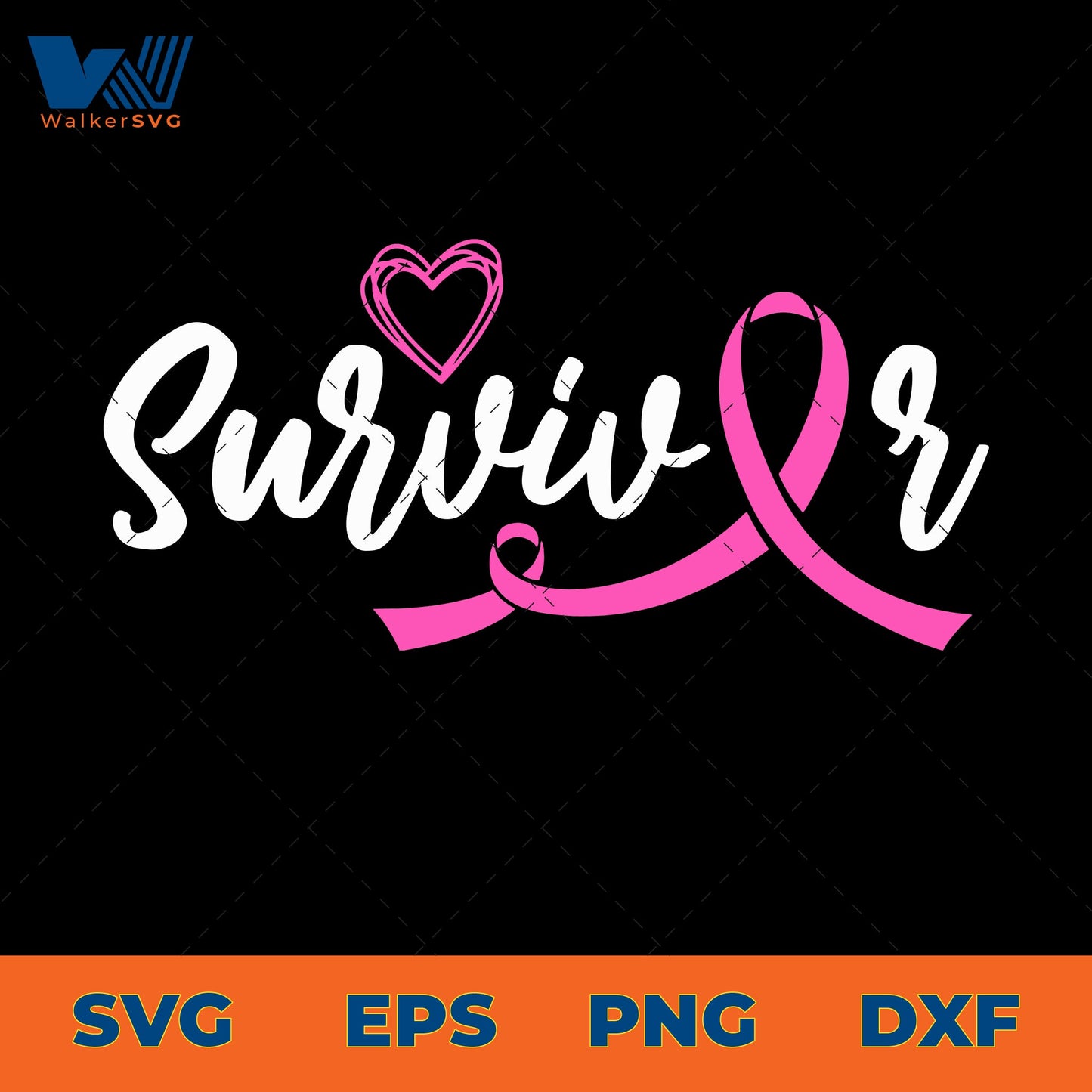 Breast Cancer Survivor SVG