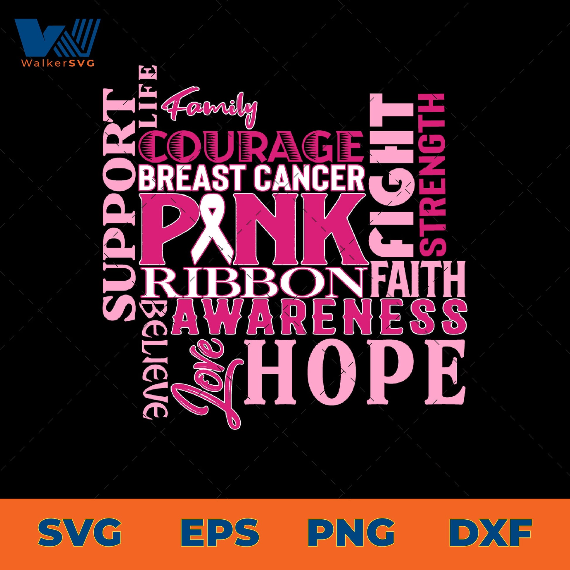 Breast Cancer Awareness SVG