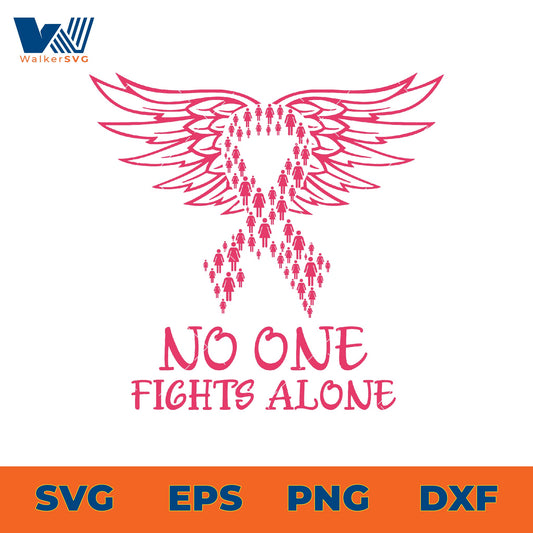 No One Fights Alone SVG